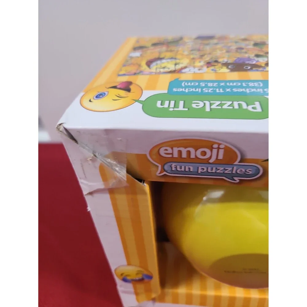 2016 Emoji Fun Puzzles Puzzle Tin Cardinal Industries New
